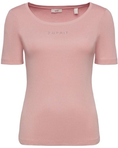 Esprit 073ee1k332 T-shirt - Pink
