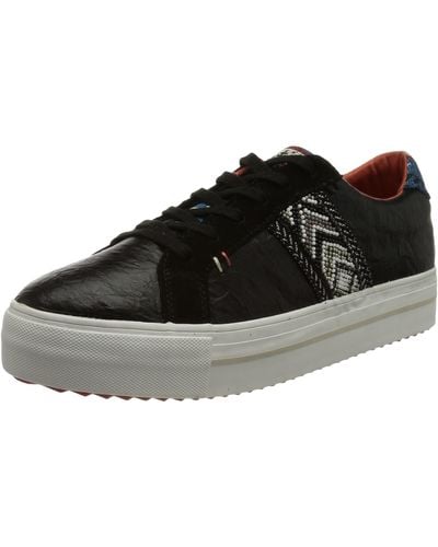 Desigual Shoes_streeet_ Sneaker - Black