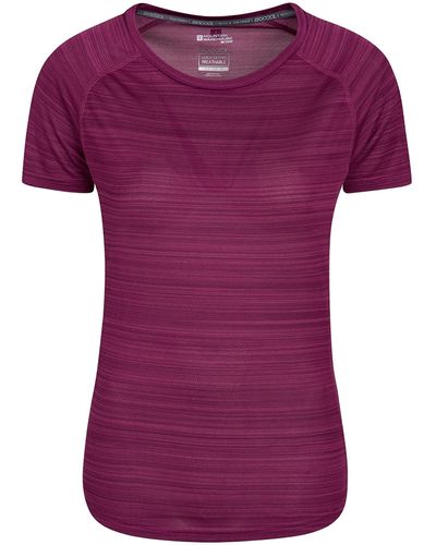 Mountain Warehouse T-Shirt - IsoCool -T-Shirt mit UV-Schutz LSF - Lila