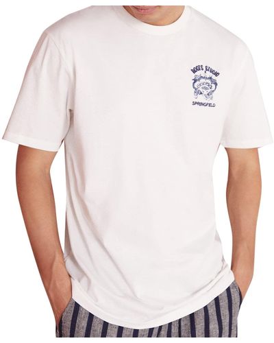 Springfield Camiseta - Blanco