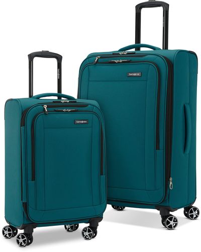 Samsonite Saire Lte Softside Expandable Luggage With Spinners | Pine Green | 2pc Set