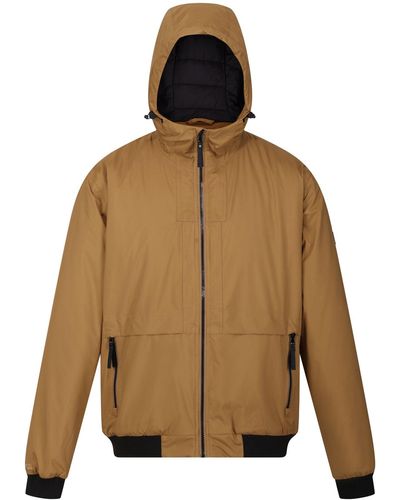 Regatta S Renly Breathable Waterproof Hooded Jacket - Brown
