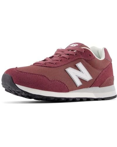 New Balance , 515 V3 Sneaker, Washed Burgundy/white, 8.5 - Red