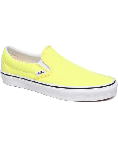 Vans Classic Slip-On Sneaker gelb/weiß