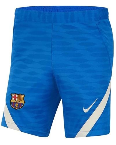 Nike F.c. Barcelona Strike Football Shorts - Blue
