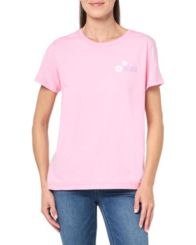 Roxy Boyfriend Crew T-shirt - Pink