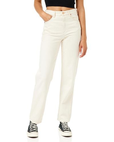 Wrangler Mom Straight Jeans - White