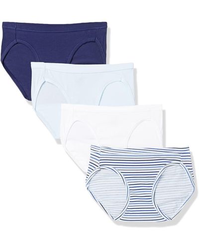 Hanes Ultimate Bikini Panties Pack - Blue