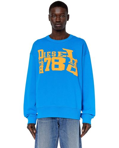 DIESEL S-MACS-G2 Sweater - Blu