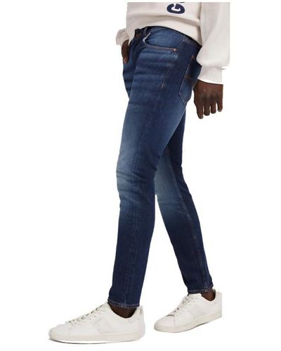 Guess Jean Skinny en Coton recyclé Jeans - Bleu