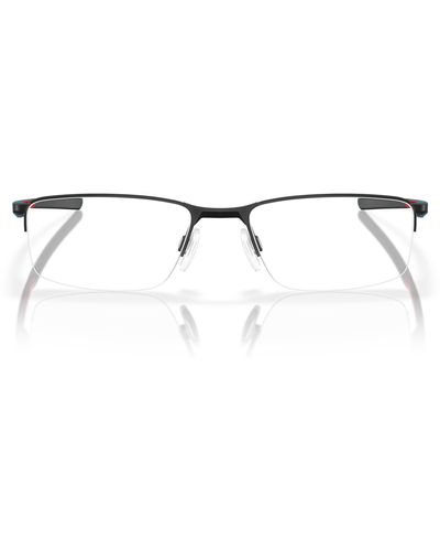 Oakley Ox3218 Socket 5.5 Rectangular Prescription Eyewear Frames - Black