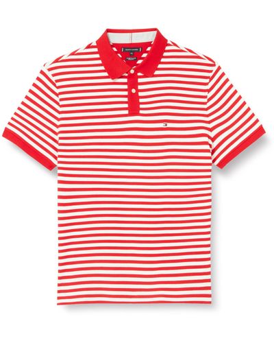 Tommy Hilfiger 1985 Regular Polo MW0MW17770 ches Courtes - Rouge