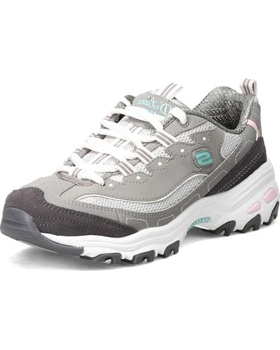 Skechers New Journey Walking Shoe - Wide Width Gray Pink 6 - Multicolor