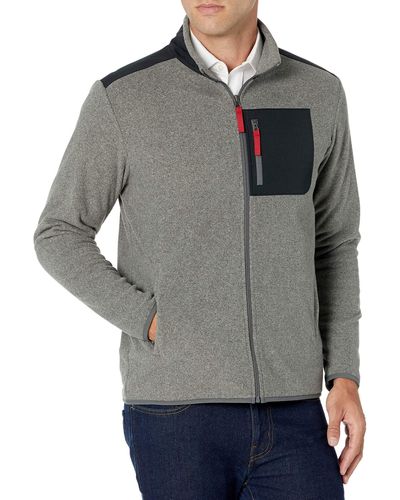 Amazon Essentials Full-zip Polar Fleece Jacket - Gray