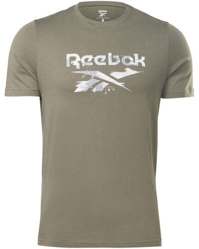 Reebok Camo Moderno T-Shirt - Verde