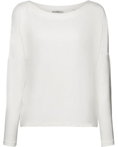 Esprit 122ee1k307 T-shirt - White
