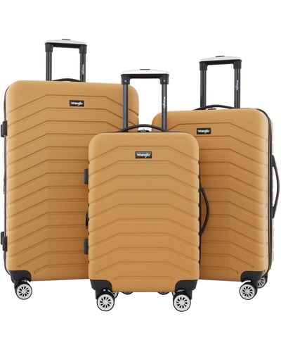 Wrangler Tahoe 3 Piece Spinner Luggage Set - Green