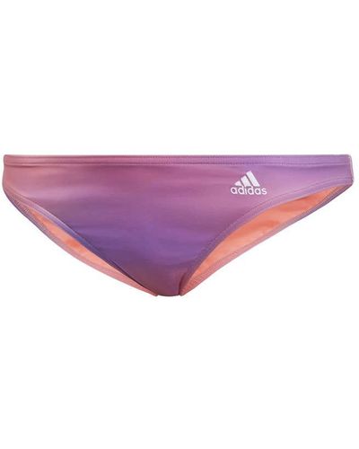 adidas Standard Melbourne Printed Bikini Bottoms - Purple