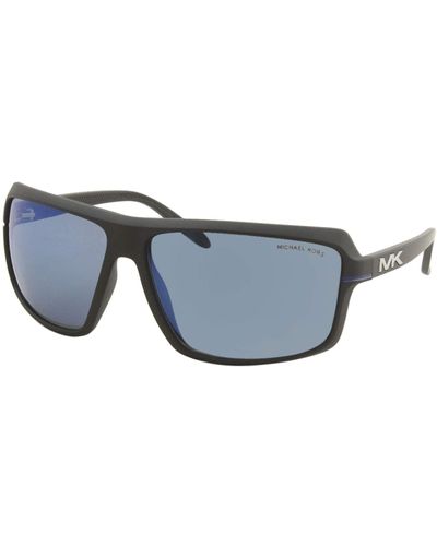 Michael Kors Carson MK2114 MK/2114 333255 Matte Black Sunglasses 66mm - Schwarz
