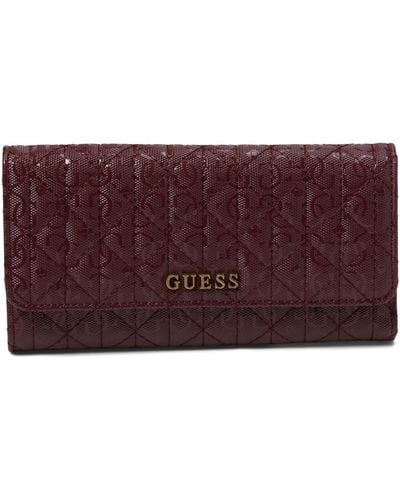 Guess Aveta Multi Clutch Wallet - Purple