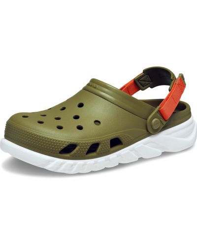 Crocs™ Duet Max Clog Aloe Size 8 Uk / 9 Uk - Black