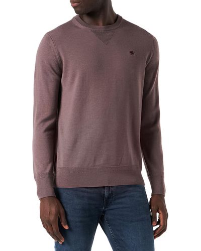 G-Star RAW Premium Basic Knitted Sweater - Paars