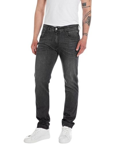 Replay Men's Jeans With Power Stretch - Blue