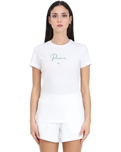 PUMA White Blank Base T-shirt