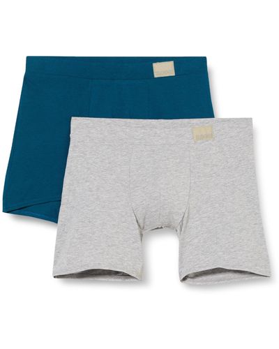 Sloggi Men Go Natural Short C2p Underwear - Blue