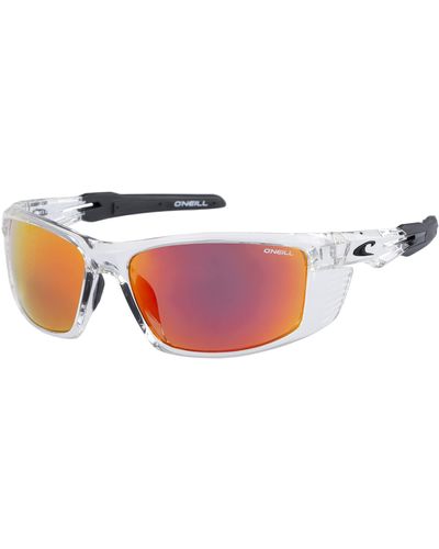 O'neill Sportswear ONS 9002 2.0 Sunglasses 113P Crystal Black/Red-Orange lens - Schwarz