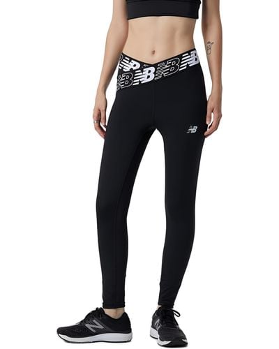 New Balance Relentless Crossover High Rise 7/8 Tight - Black