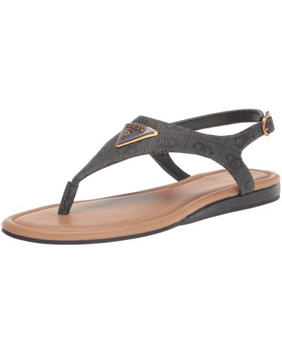 Guess Flat sandals for Women | Online Sale up to 80% off | Lyst