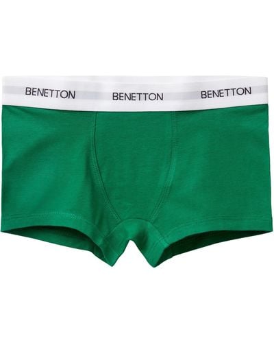 Benetton 3op80x00u Boxer a Pantaloncino - Verde