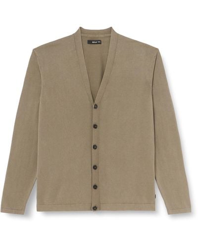 Replay Uk2752 Cardigan Jumper - Natural