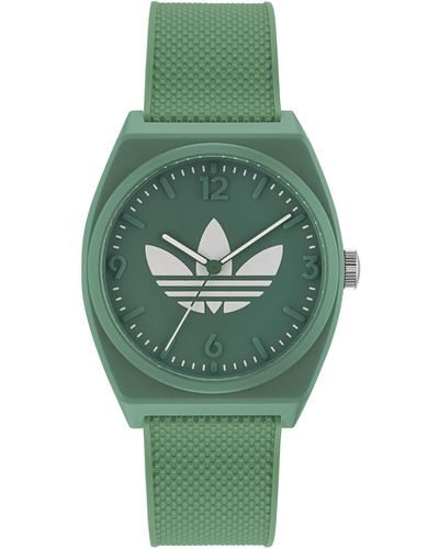 adidas Green Resin Strap Watch