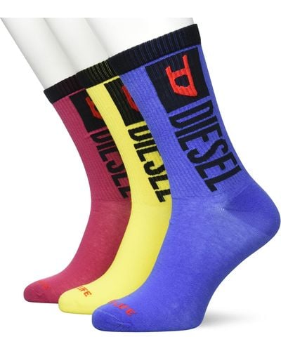 DIESEL Skm-ray-threepack Sock - Blue