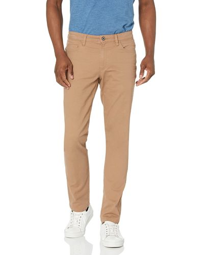 Amazon Essentials Skinny-fit 5-pocket Comfort Stretch Chino Pant - Natural