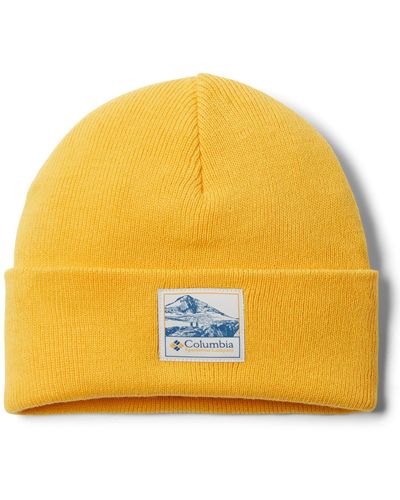 Columbia City Trek Heavyweight Beanie Hat - Yellow