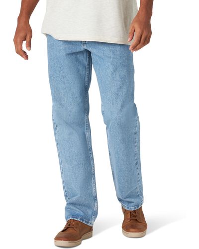 Wrangler Authentics Big & Tall Classic Relaxed Fit Jeans - Blau