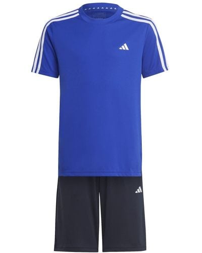 adidas Trainingspak Merk U Tr-es 3s Tset - Blauw