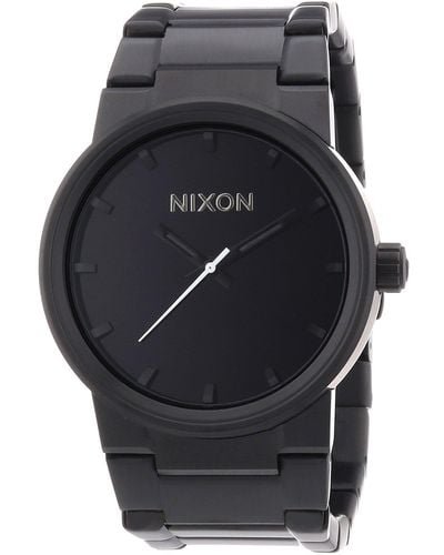 Nixon Men's Analogue Quartz Watch With Stainless Steel Strap – A0451041-00 - Black