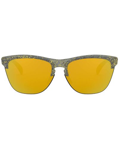 Oakley Oo9374 Frogskins Lite Round Sunglasses - Yellow