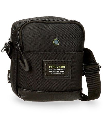 Pepe Jeans Leighton Luggage- Messenger Bag - Black