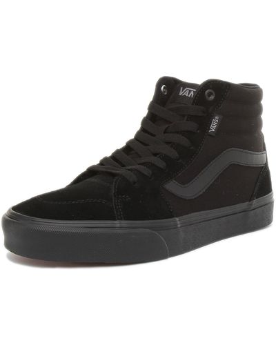 Vans Filmore Hi Sneakers Voor - Zwart