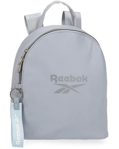 Reebok Annabel Casual Backpack Blue 21x25x11cm Polyester And Pu 5,78l By Joumma Bags - Grey