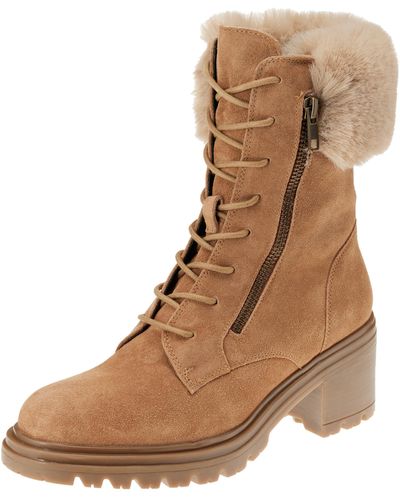 Geox D Damiana Ankle Boot - Brown