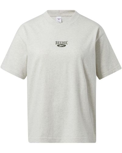 Reebok Classics Archive Small Logo Relaxed Fit Tee T-shirt - Grey