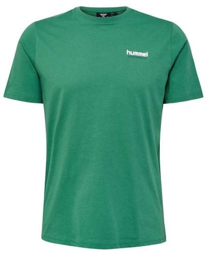 Hummel Textilien - T-Shirts hmlLGC Gabe T-Shirt Gruen - Grün