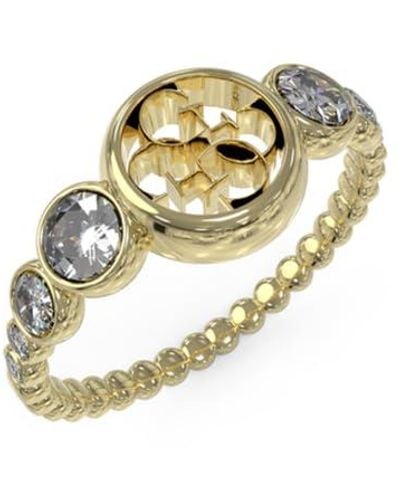 Guess Ring Jewellery Jubr03374jwyg54 Merk - Wit