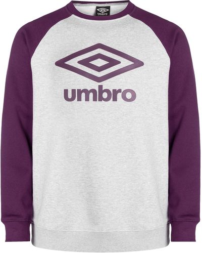 Umbro Core Raglan Sweatshirt weiß/violett - Pink
